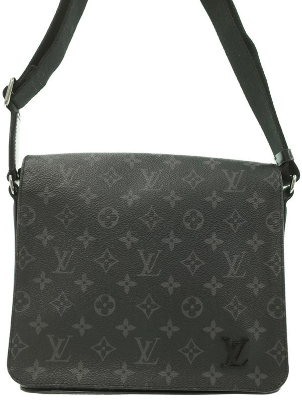 Louis Vuitton Monogram Eclipse Black District NM Shoulder Bag